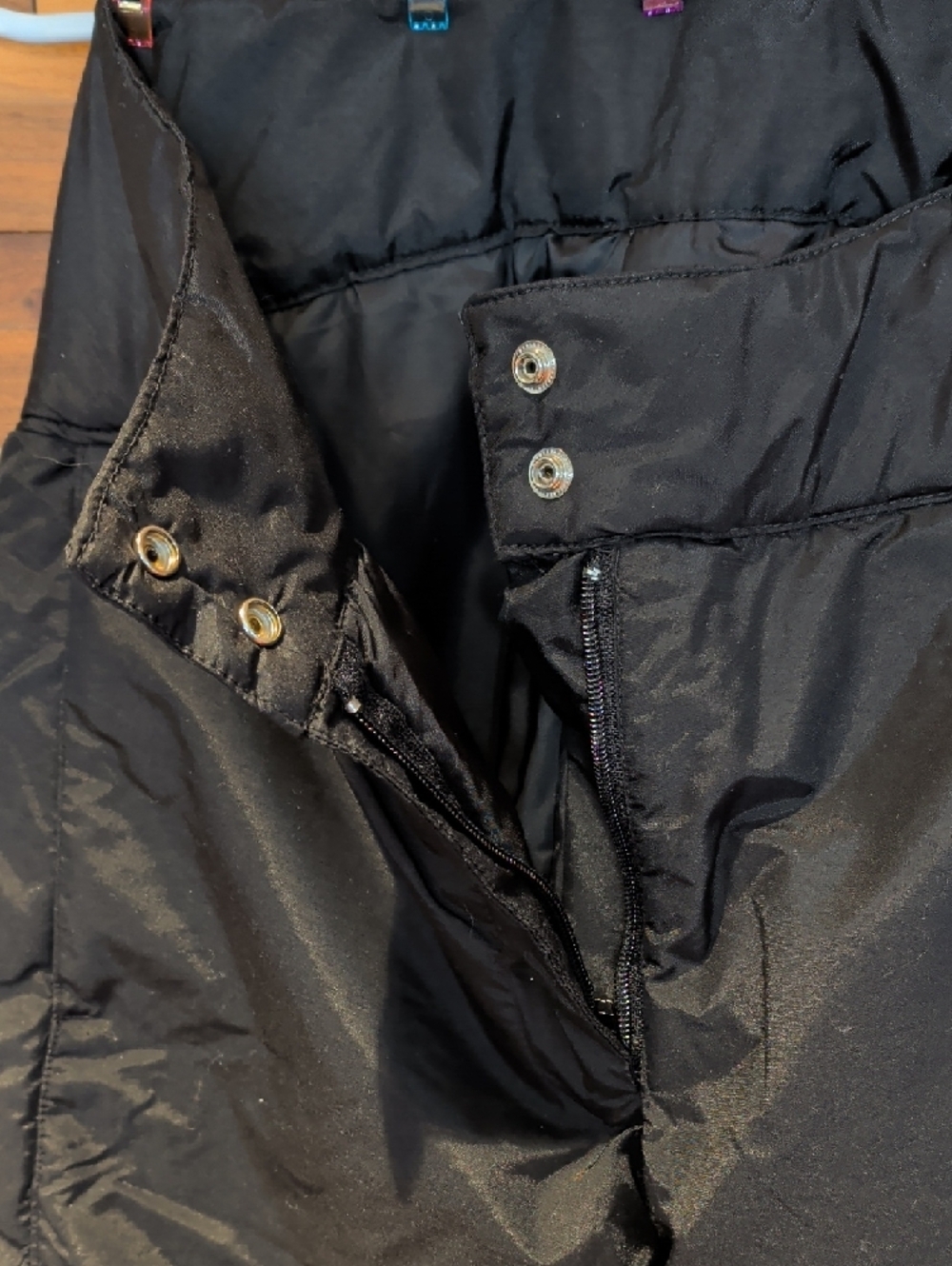 Insulated Black Snow Pants for Women - Picture 6 of 7